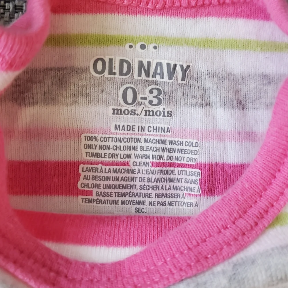 Old Navy One Piece Outfit Size 0-3m